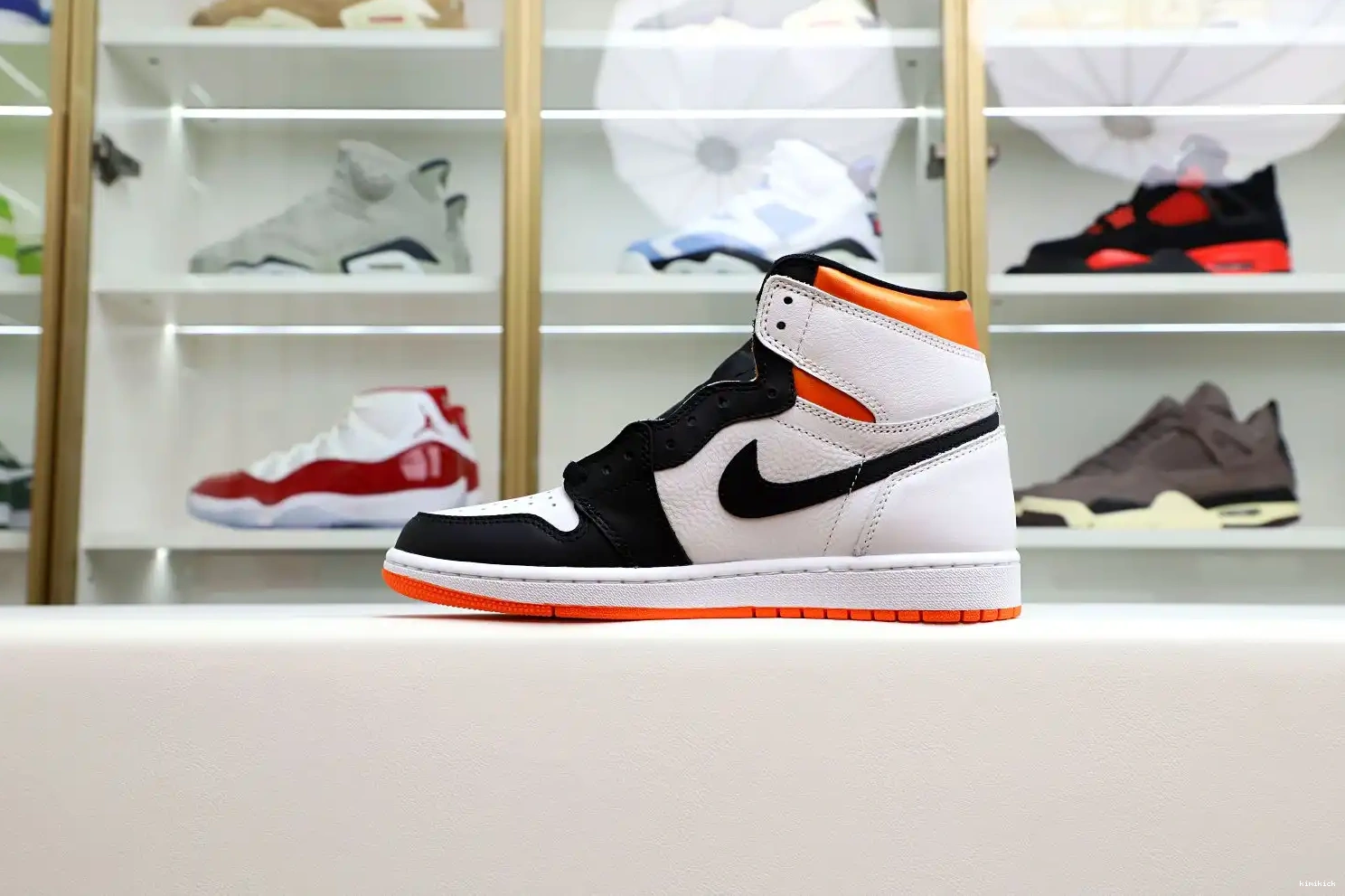 Orange' OG Kimikick 1 Retro Air High Electro Jordan 0604